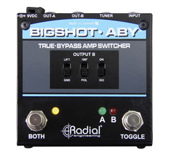 Radial BIGSHOT ABY - True Bypass Amp Switcher Pedal top view