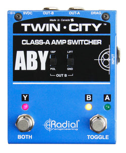Radial Twin-City – Class A, Active ABY Switcher Pedal top view