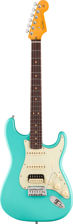 Fender American Ultra Luxe Vintage '60s Stratocaster HSS, Rosewood Fingerboard, Sea Foam Green
