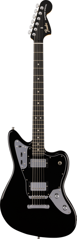 Fender Limited Edition Player Fusion Jaguar Baritone, Ebony Fingerboard, Black
