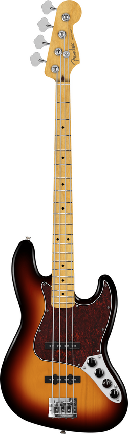 Fender Player II Modified Active Jazz Bass, Maple Fingerboard, 3 Tone Sunburst
