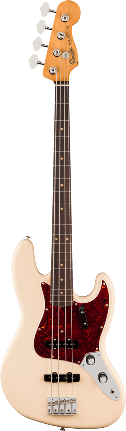Fender Vintera III Early '60s Jazz Bass, Rosewood Fingerboard, Olympic White