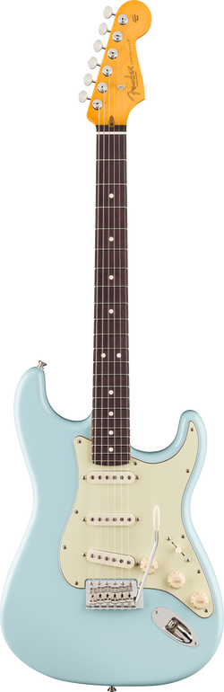 Fender Limited Edition American Professional Classic Stratocaster featuring the Fender Silent System™, Rosewood Fingerboard. Daphne Blue