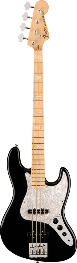 Fender U.S.A. Geddy Lee Jazz Bass, Maple Fingerboard, Black