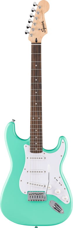 Squier Limited Edition Squier Sonic Stratocaster, Laurel Fingerboard, Sea Foam Green with White Pickguard