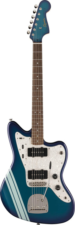 Squier FSR Classic Vibe '60s Jazzmaster, Laurel Fingerboard, White Pickguard, Black Plastic Parts, Matching Headstock, Competition Burgundy