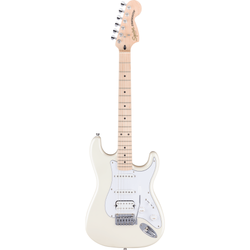 Squier FSR Affinity Series Stratocaster Junior HSS, Laurel Fingerboard, White Pickguard, Pearl White