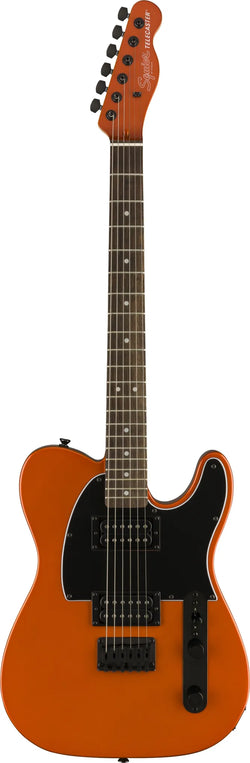 Squier FSR Affinity Series Telecaster HH, Laurel Fingerboard, Black Pickguard, Matching Headstock, Black Hardware, Metallic Orange