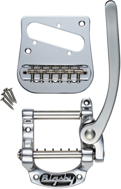 Bigsby B5 Telecaster Modification Vibrato Kit, Polished Aluminum