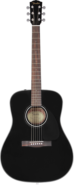 Fender CD-60 Dreadnought V3 DS, Walnut Fingerboard, Black