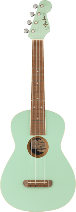 Fender Avalon Tenor Ukulele, Walnut Fingerboard, Surf Green