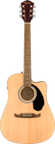 Fender FA-125CE Acoustic Guitar, Walnut Fingerboard, Natural