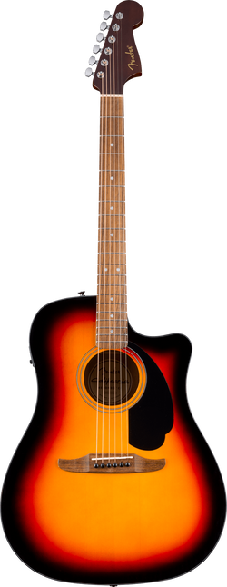 Fender California Standard Redondo CE Acoustic Guitar w/ Pickup & Cutaway, Sunburst