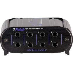 ART TPatch 8-Channel Balanced Patch Bay front inputs