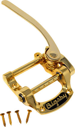 Bigsby B5 Vibrato Tailpiece, String-Thru, Gold