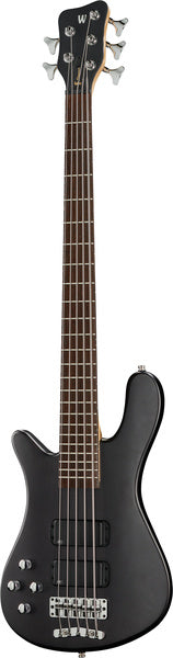 Warwick Rockbass Streamer Standard 5-String Bass, Left-Handed - Nirvana Black Transparent Satin