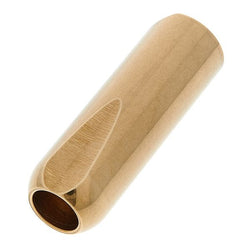 The Rock Slide Polished Brass Minnie Marks Signature Slide, Hybrid Balltip/Open End, Extra Small