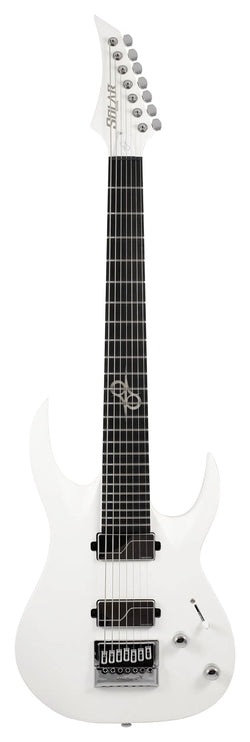 Solar A1.7Vinter Electric Guitar - Pearl White Matte - 7 STRING Front Photo