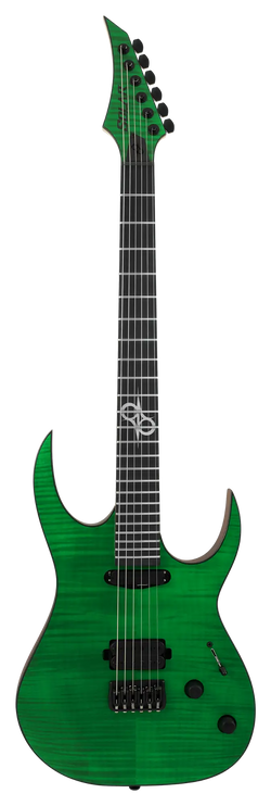 Solar SB1.6HFG Electric Guitar - Flame Green Matte