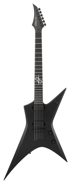 Solar X2.6C Electric Guitar - Carbon Black Front Photo
