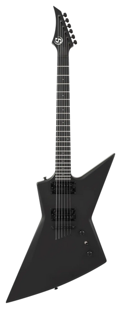 S by Solar EB4.6C Electric Guitar - Carbon Black Matte Front Photo