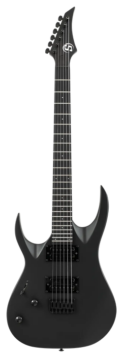 S by Solar AB4.6C LH Electric Guitar - Carbon Black Matte - Left Handed Front Photo