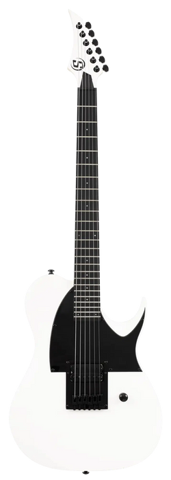 S by Solar TB4.61W Electric Guitar - White Matte Front Photo