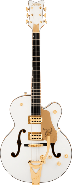 Gretsch Synchromatic Falcon Hollow Body Single-Cut with Bigsby, Ebony Fingerboard, Snowcrest White