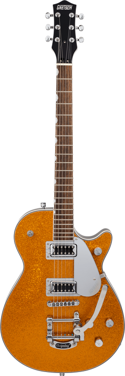 Gretsch G5230T Electromatic® Sparkle Jet™ FT Single-Cut with Bigsby®, Laurel Fingerboard, Gold Sparkle