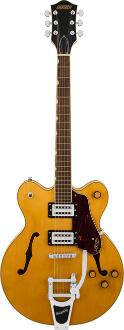 Gretsch G2622T Streamliner™ Center Block Double-Cut with Bigsby®, Laurel Fingerboard, Broad’Tron™ BT-3S Pickups, Village Amber