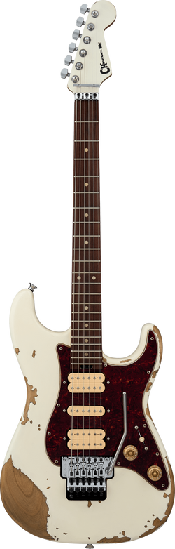 Charvel Super-Stock So-Cal Style 1 HH FR RW, Rosewood Fingerboard, Aged Arctic