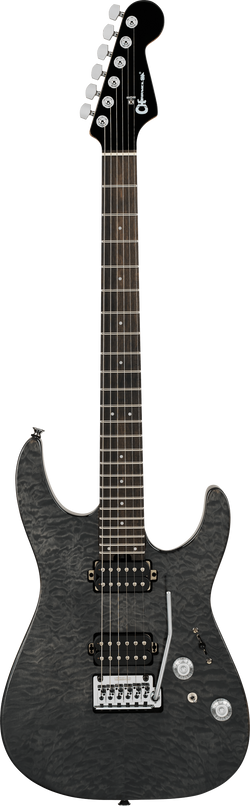 Charvel Pro-Mod Plus DK24 HH 2PT EB QM, Ebony Fingerboard - Midnight Ocean