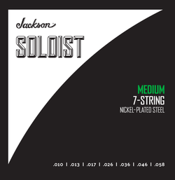 Jackson Soloist Strings for Electric Guitar, 7 String, Medium .009-.058