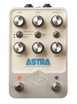 Universal Audio UAFX Astra Modulation Pedal top view
