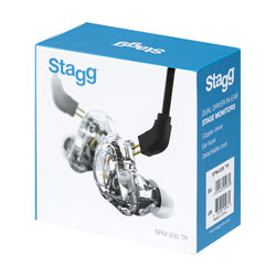 Stagg Dual Driver In-Ear Monitors - Transparent