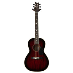 PRS SE P20E Parlor Acoustic Guitar w/ Pickup - Fire Red