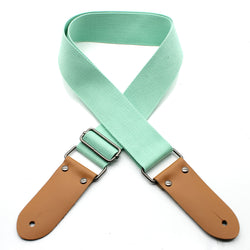 DSL Straps Cotton Guitar Strap - Aqua