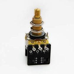 Bare Knuckle Custom Audio Taper 550K CTS Long Shaft PUSH PULL Potentiometer, 