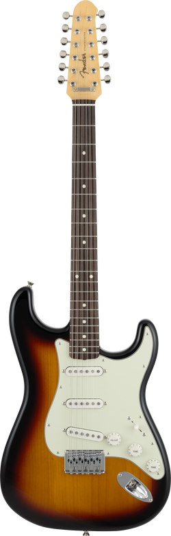 Fender Made in Japan Limited Stratocaster XII, Rosewood Fingerboard, 3-Color Sunburst