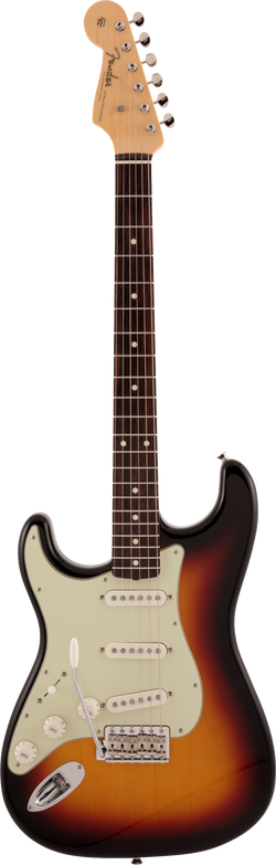 Fender Made in Japan Traditional 60s Stratocaster, Left-Handed, Rosewood Fingerboard, 3-Color Sunburst