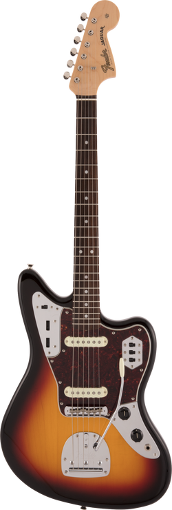 Fender Made in Japan Traditional 60s Jaguar®, Rosewood Fingerboard, 3-Color Sunburst