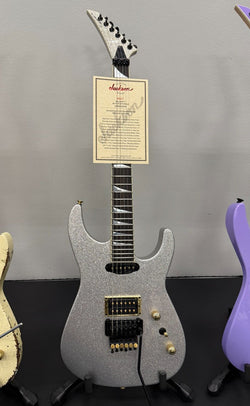 Jackson Custom Shop Soloist, Silver Sparkle