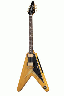 Gibson Custom Shop '58 Korina Flying V, Black Guard