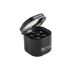 Martin Liquid Metal Bridge Pin Set - Gloss Black w/ Pearl Dot