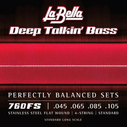 La Bella 760FM Deep Talkin' Bass Flats - Standard 45-105