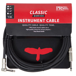 PRS Classic Instrument Cable - 18ft - Straight-to-Right Angle