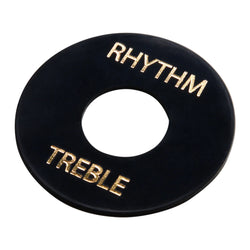 Gibson Toggle Switch Washer (Black w/ Gold Imprint)