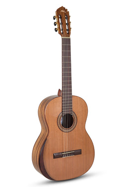 Manuel Rodriguez Concert 4/4 Gloss Academia 40-C Cedar / Zebrano - Armrest