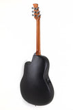 Ovation Applause AB24-5S Mid Depth Acoustic Guitar in Black Satin