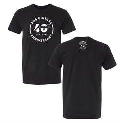 PRS 40th Anniversary Tee, Black, XL